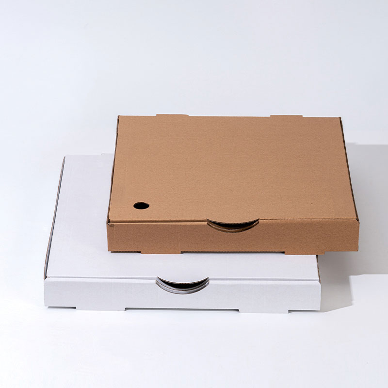 Boîte à pizza en papier ondulé