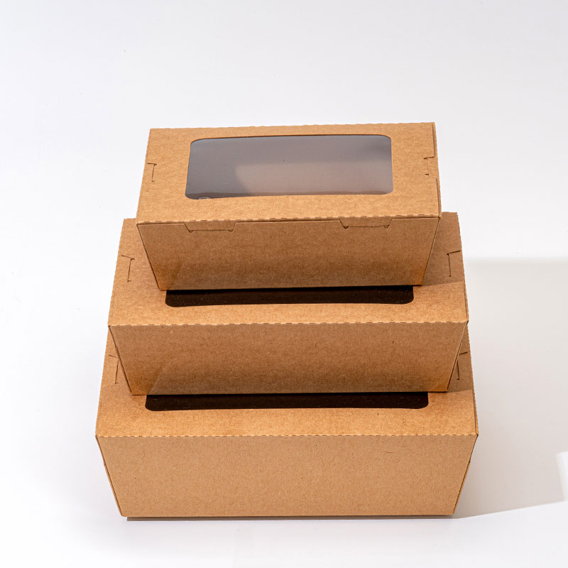 Lunch Paper Box with Window