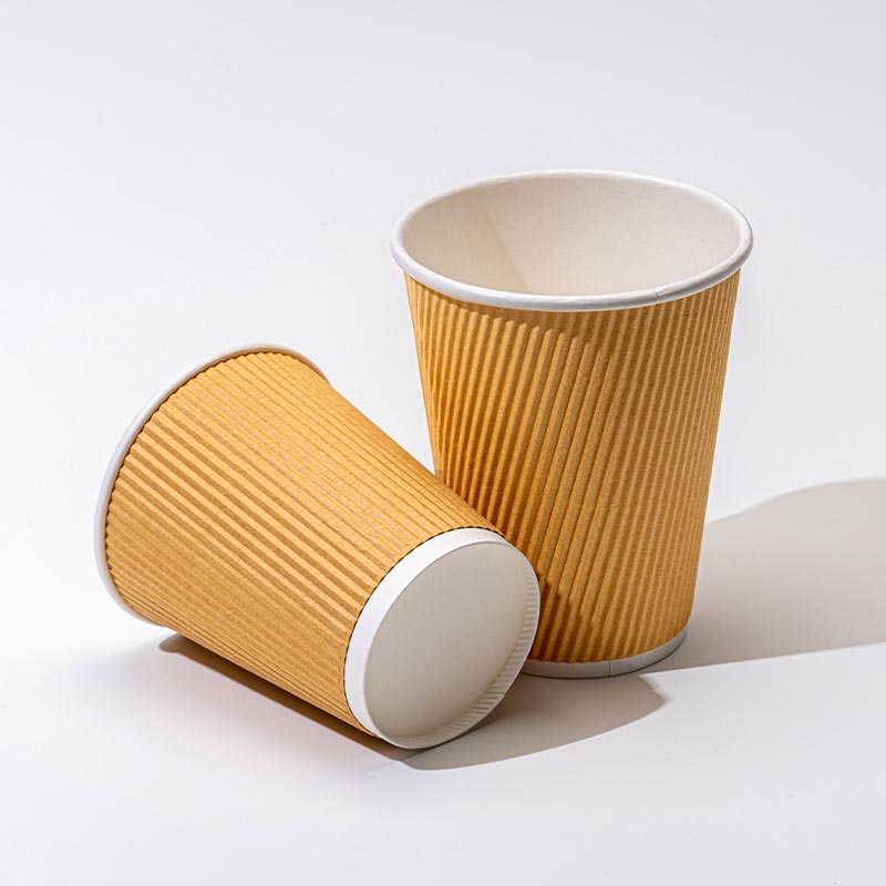 Tasse de papier peint à ondulation