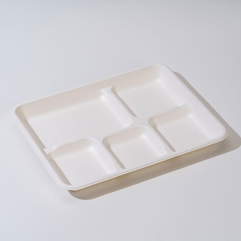 Plateau de compartiment de pulpe de canne à sucre